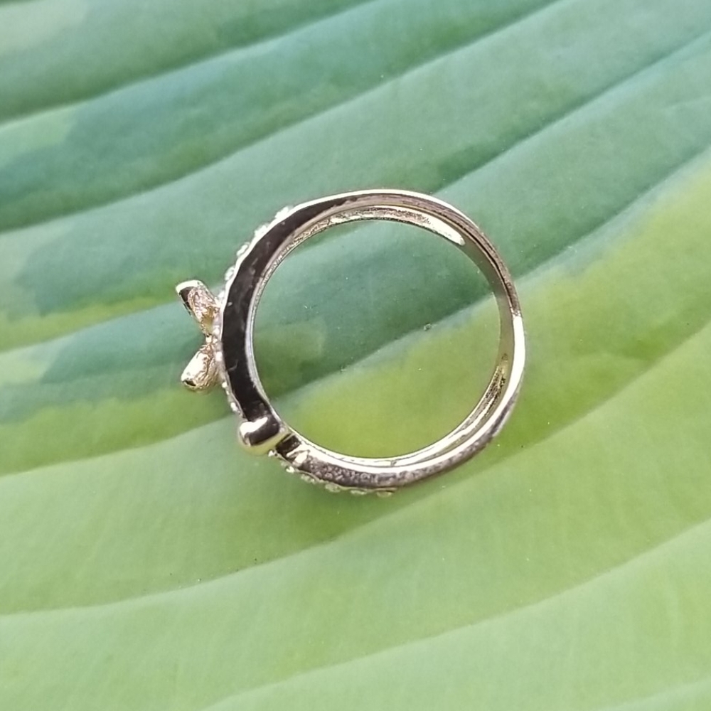 Blue butterfly ring - Picture 5 of 6